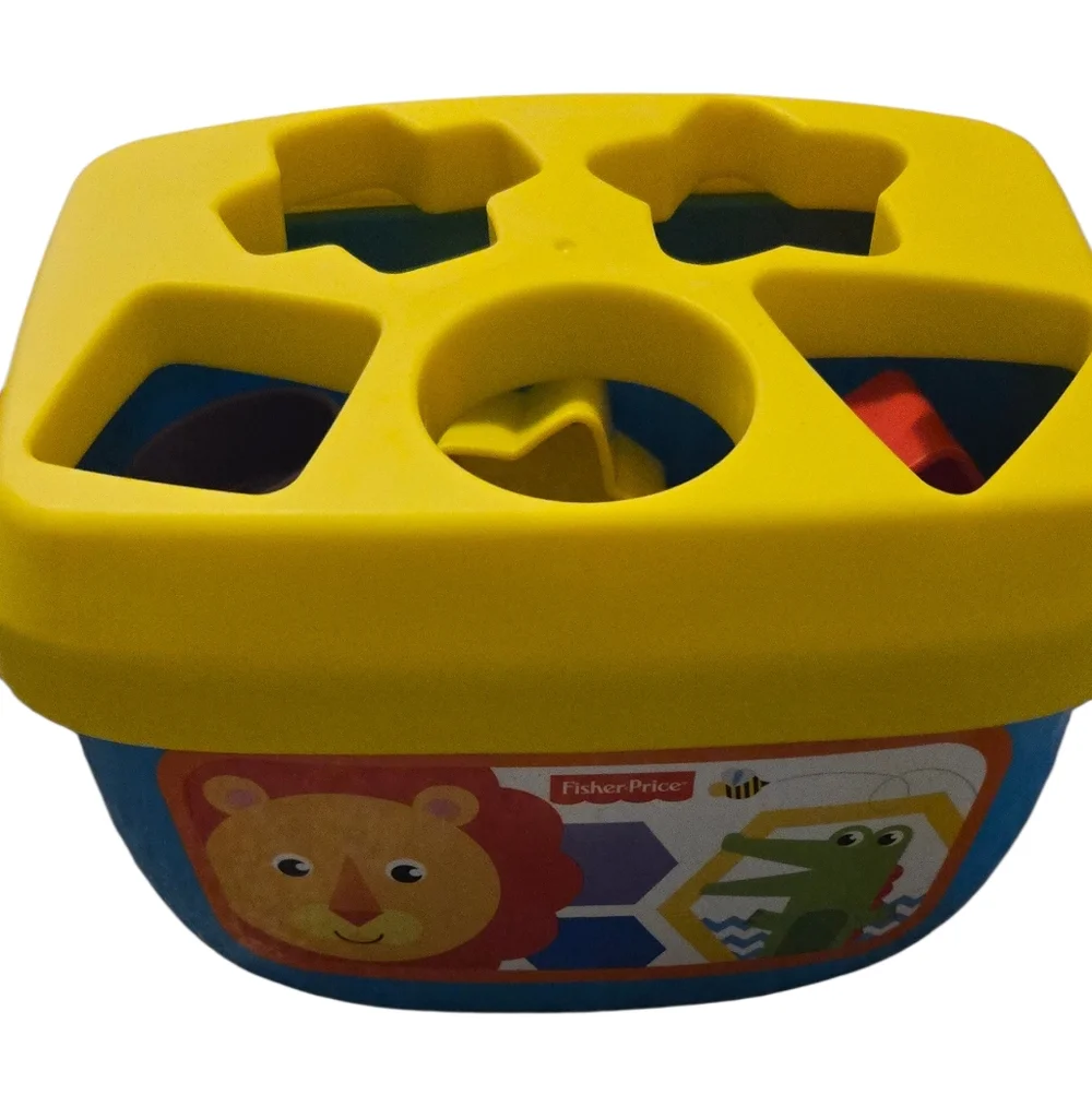 Fisher-Price Yellow and Blue Shape Sorter
